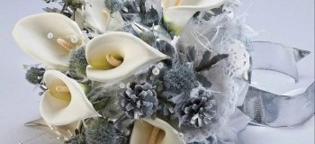 Зимний букет невесты