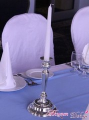 Бело-голубая свадьба в гостинице Космос, зал Галактика